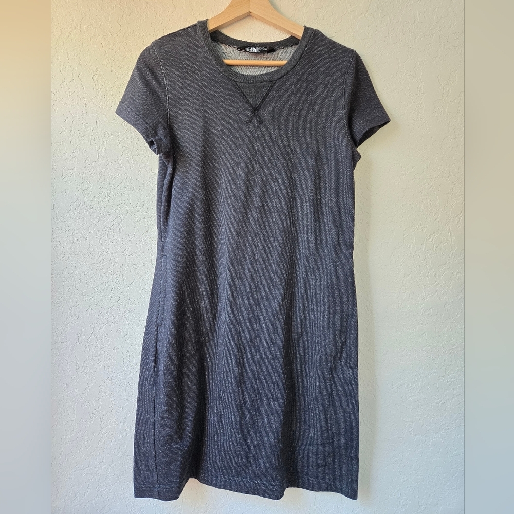 The North Face Gray Terry Dress‎ Short Sleeve Size Small